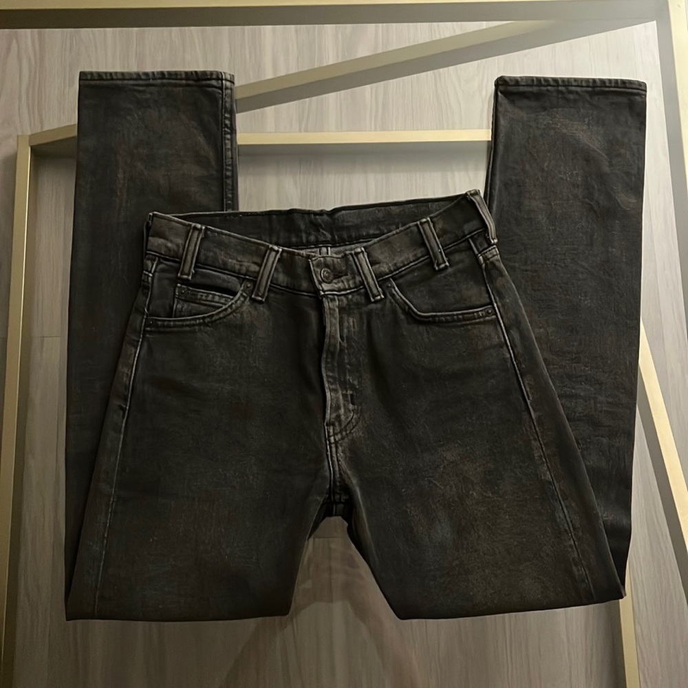 Grey Wash Straight Leg Levi’s Jeans